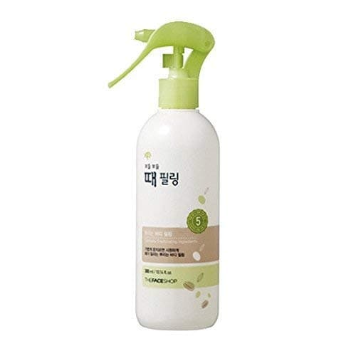 The Face Shop Smooth Skin Body Peel Spray, Gentle Exfoliator, Gommage Scrub, Convenient easy Mist to remove Dead Skin, At home Korean Scrub, Non-Irritating Korean Skin Care for Body, 10.1 Fl Oz
