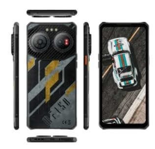 Air3 Rugged Phone 12GB+512GB 6.6" 100MP Camera 5000mAh Battery 30W Android 14 MediaTek MT6781 Helio G96 NFC 4G Smartphone