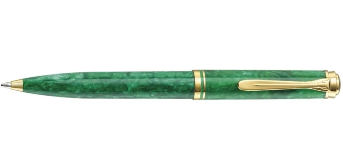Pelikan Souverän Special Edition M600 Green O' Green Ballpoint Pen With Gold Trim | Gift Box| 6042