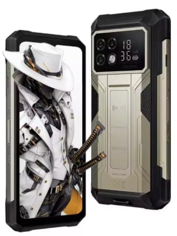 S200 Max Rugged Phone 16GB 512GB 22000mAh Battery 66W 1.32" Rear Display 6.72” 120Hz Dimensity 7050 NFC