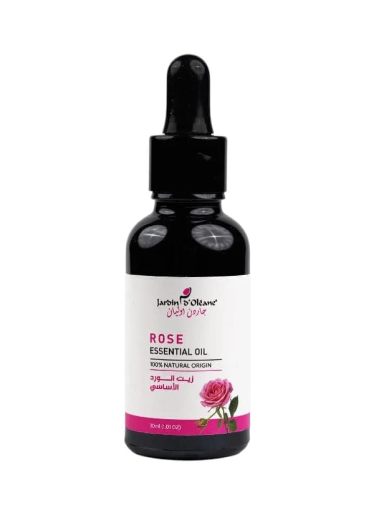 Jardin Oleane Rose Essential Oil, Pure Natural, Aromatherapy, Concentrated, Hair & Skin Care Benefits, 30ml