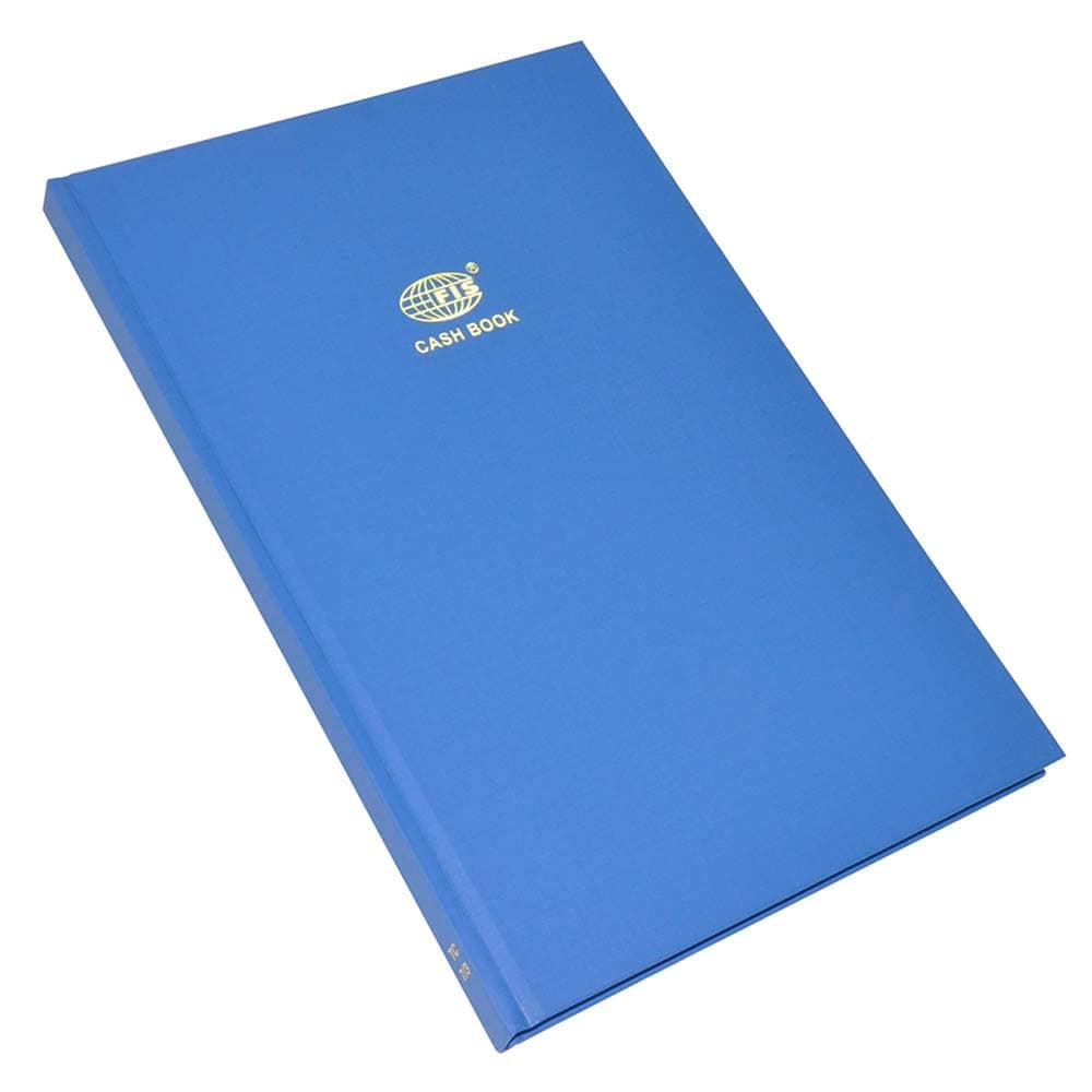 FIS 2 Quire Azure Laid Ledger Paper Cash Book, 210 x 330 mm Size