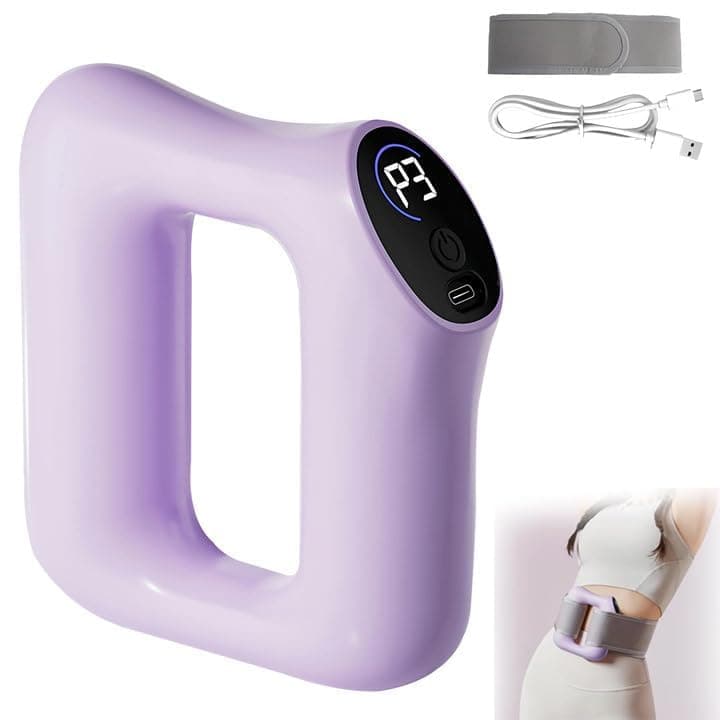 Multifunctional Full-Body Fascia Ring, Electric Fascia Massager Ergonomic Deep Tissue Massage Device, Portable Electric Full-Body Fascia Ring for Abdomen Back Legs