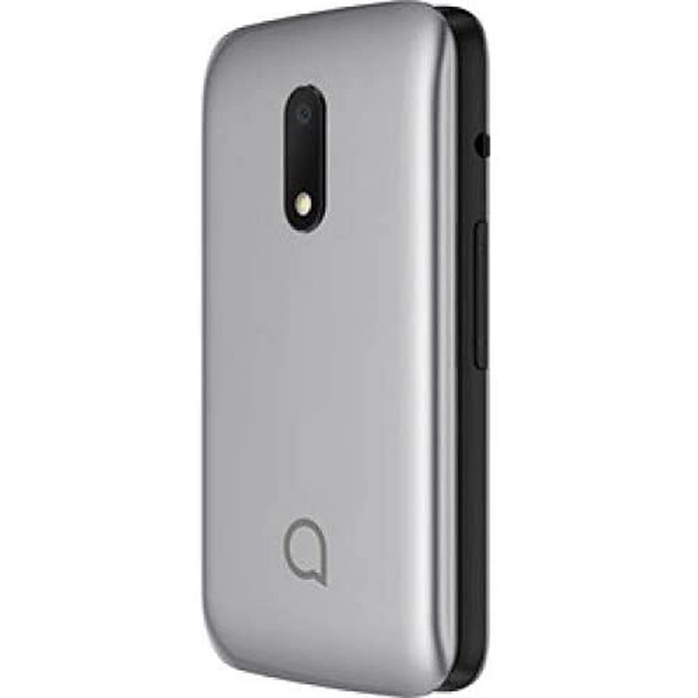 Alcatel 3025 Dual-SIM 256MB ROM + 128MB RAM (GSM Only | No CDMA) Factory Unlocked 3G/LTE Cell Phone (Metallic Silver) - International Version