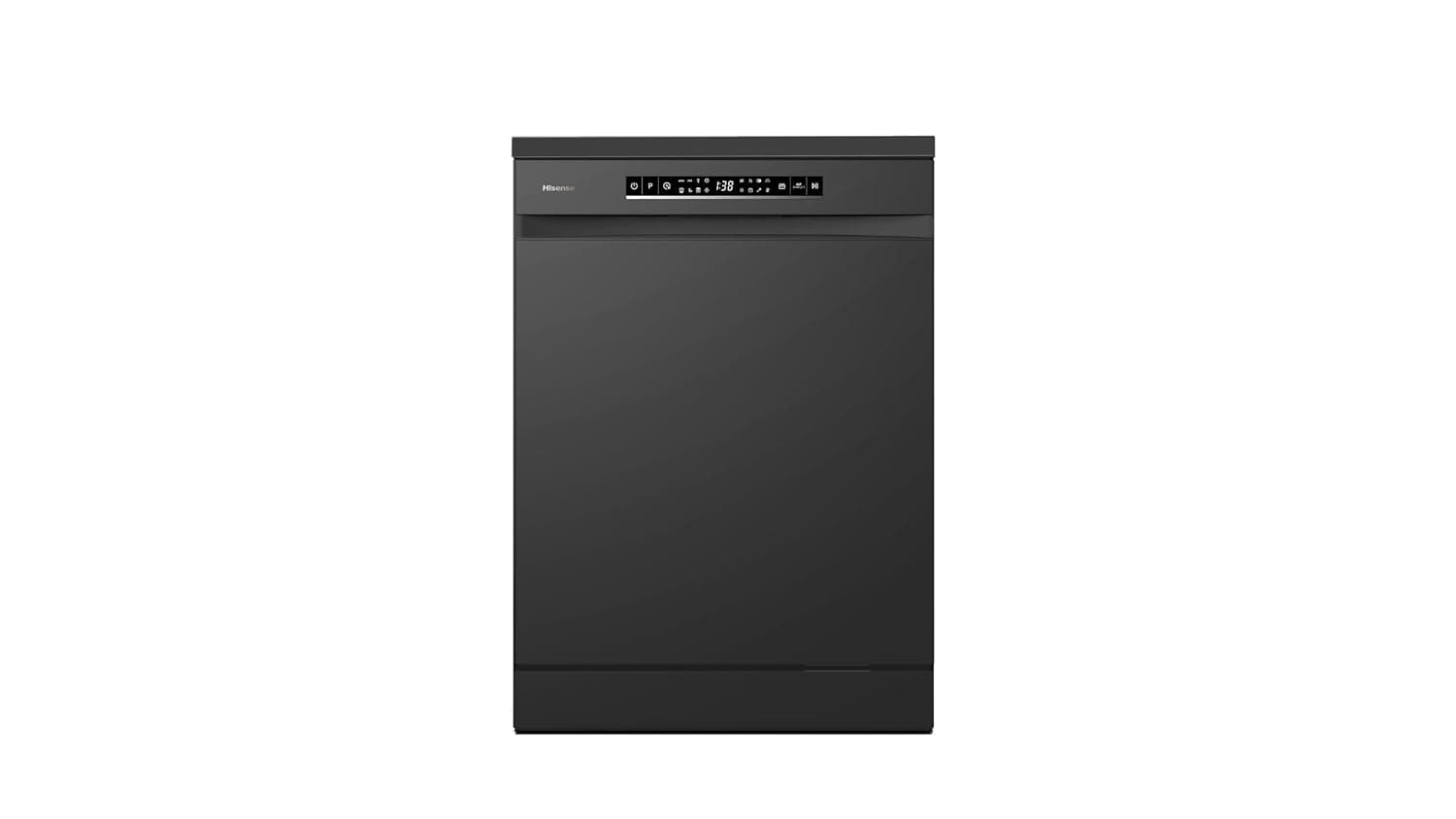 Hisense Dishwasher Machine 16 PCS 8 Program 3 Level Auto Open, Self Clean Filter, Matte Black