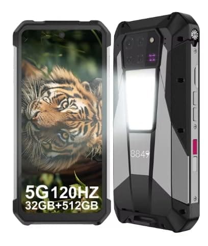 8849 Tank 3 Pro 5G Projector Phone 32GB RAM 512GB ROM Cell Phone 23800mAh 120W Fast Charger 200MP Camera Dual Sim