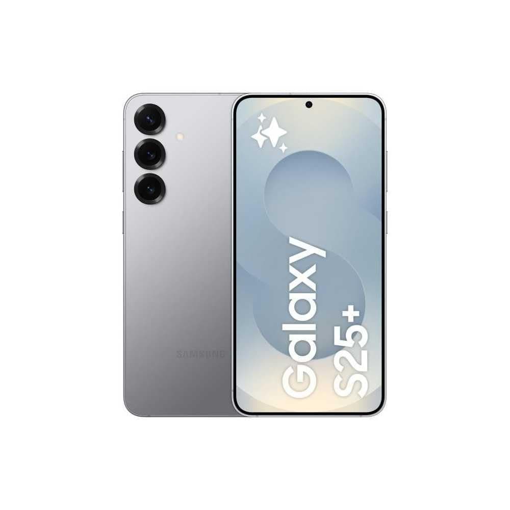 Samsung Galaxy S25+ SM-S936B DUAL SIM 512GB ROM + 12GB RAM (GSM ONLY | NO CDMA) Factory Unlocked 5G Smartphone (Silver Shadow) - International Version