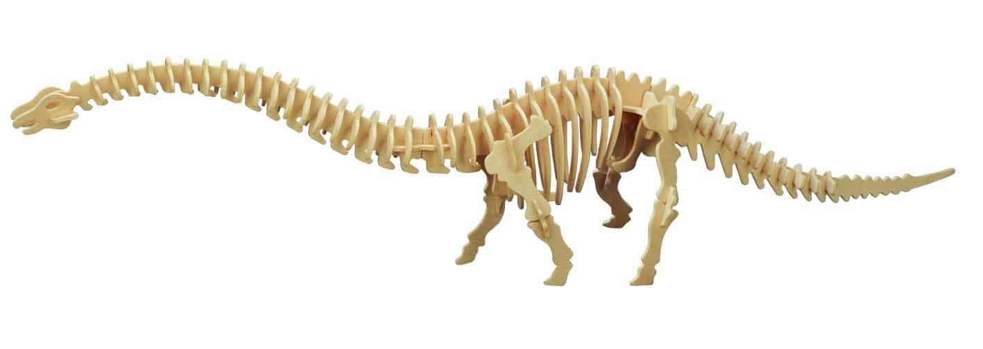 Quay J419 Diplodocus Construction Kit, Brown
