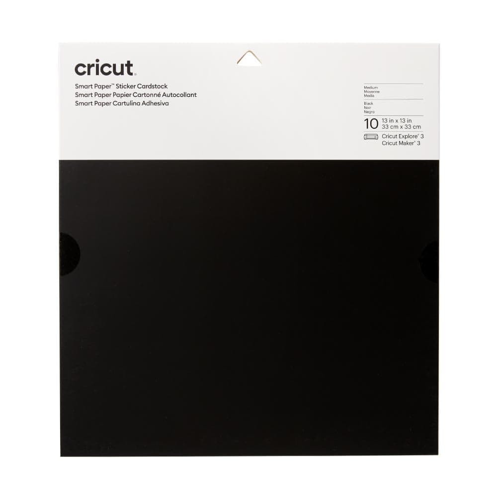 Cricut Cricut Smart Sticker Cardstock 33x33cm 10 sheets (Black)