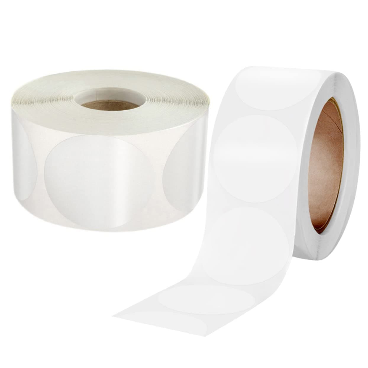 2 Rolls Round Transparent Sticker Adhesive Gift Tags Round Stickers Gift Stickers Envelope Sealer Sticker Envelope Sticker Label Round Label Sticker Clear Circle Stickers Wrapping
