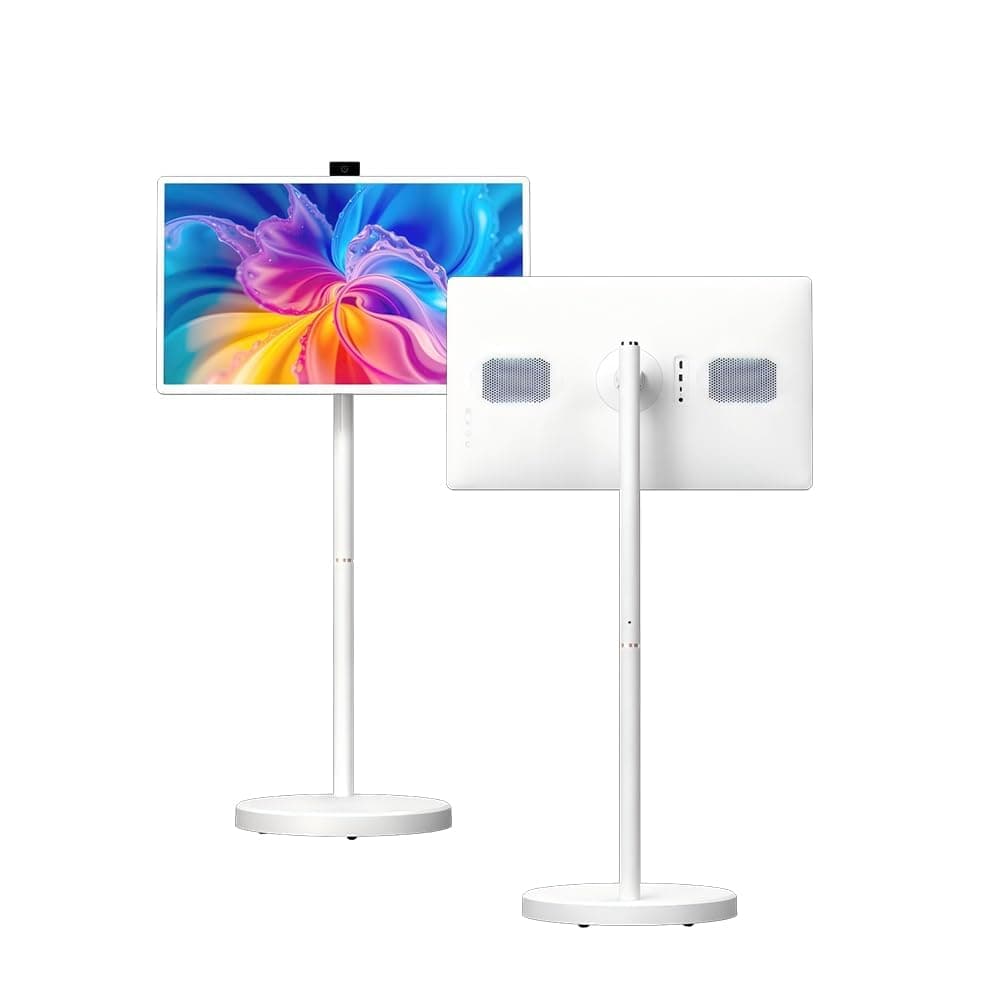 تلفزيون ذكي محمول يعمل باللمس مقاس 32 انش، تابلت اندرويد 15، شاشة لمس FHD 1920×1080، وحدة معالجة مركزية قوية ثماني النواة، ذاكرة 8G+128G، شاشة محمولة يمكن استخدامها لمعارض الافلام واللياقة البدنية والعائلة.