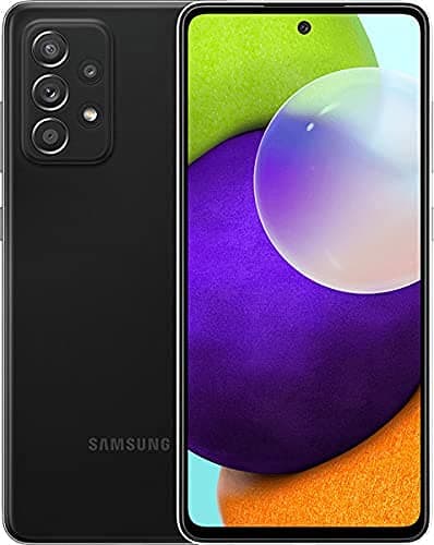 SAMSUNG Galaxy A52 5G SM-A5260 128GB 6GB RAM Factory Unlocked, International Version - Awesome Black