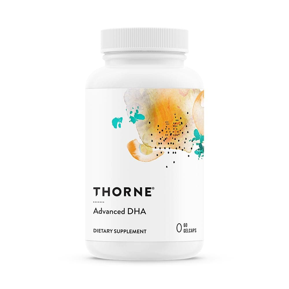 THORNE - Advanced DHA - 650mg DHA & 200mg EPA - Supports Healthy Brain Aging & Nerve Function* - 60 Gel Capsules