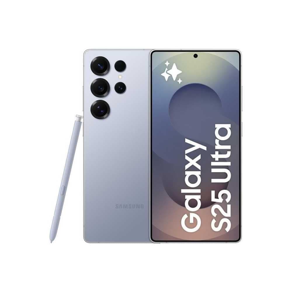 Samsung Galaxy S25 Ultra SM-S938B Dual-SIM 256GB ROM + 12GB RAM (GSM | CDMA) Factory Unlocked 5G Smartphone (Titanium Silverblue) - International Version