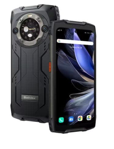 BV9300 Pro Helio G99 Rugged Phone Android 13 12GB 256GB 6.7" 120Hz Display, 15080mAh With 33W Charge 100LM Flashlight (Black)