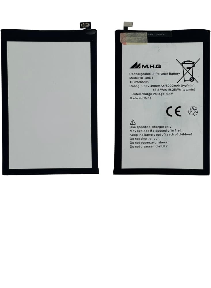 M.H.Q Battery Compatible With Bl49Dt Tecno Pouvoir 2 (La7) / Pouvoir 2 Pro (La7 Pro) / Pouvoir 1 (La6) / Pouvoir 3 (Lb7) Battery