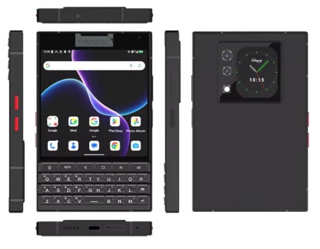 Titan 2 Smartphone 5G Android 15 with Dual Screen Physical Keyboard 12GB 512GB Size 7300 Dual Camera SIM 50MP