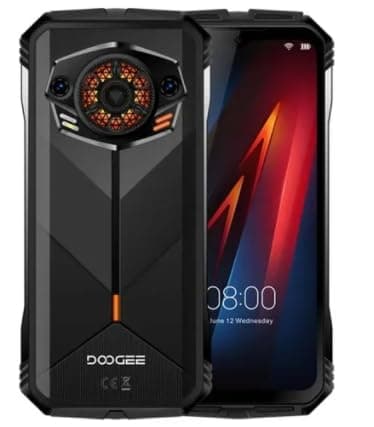World Premiere DOOG S Punk Rugged Phone LED Light Effect 6.58" 90Hz Display 16GB+256GB 34mm Large Amplitude Speake Android 14