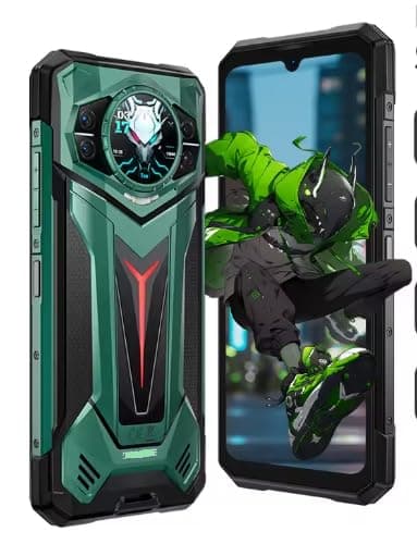 S200 Ultra 5G AI Rugged Phone 48GB+1TB Light Effect 1.34" Rear Display Dimensity 7400 11000mAh 66W NFC