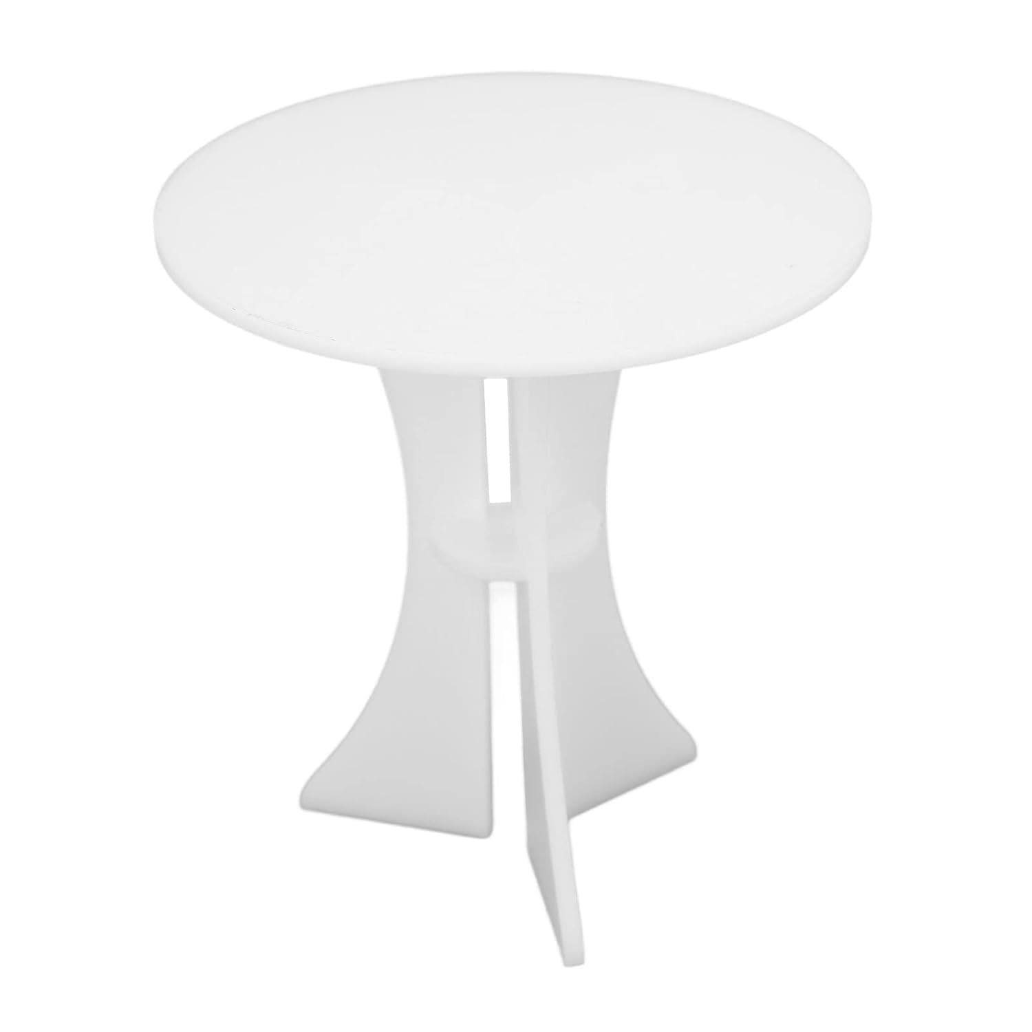 1/6 Round Dollhouse Table Acrylic Miniature Furniture Dollhouse Decoration Accessories Dollhouse Miniature Dollhouse Decoration Accessories