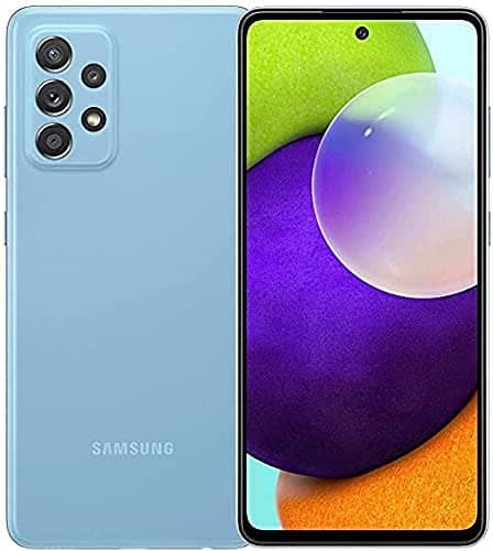 SAMSUNG Galaxy A52 5G SM-A5260 128GB 6GB RAM Factory Unlocked, International Version - Awesome Blue