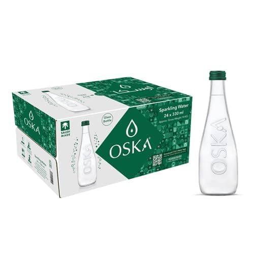 Oska Glass Sparkling Water 330 ml - Pack of 24