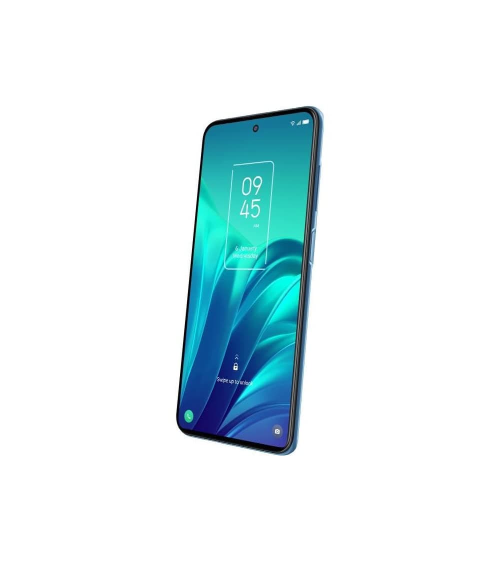 TCL 20L DUAL-SIM 128GB ROM + 4GB RAM (GSM Only|No CDMA) Factory Unlocked 4G/LTE Smartphone (Luna Blue) - International Version