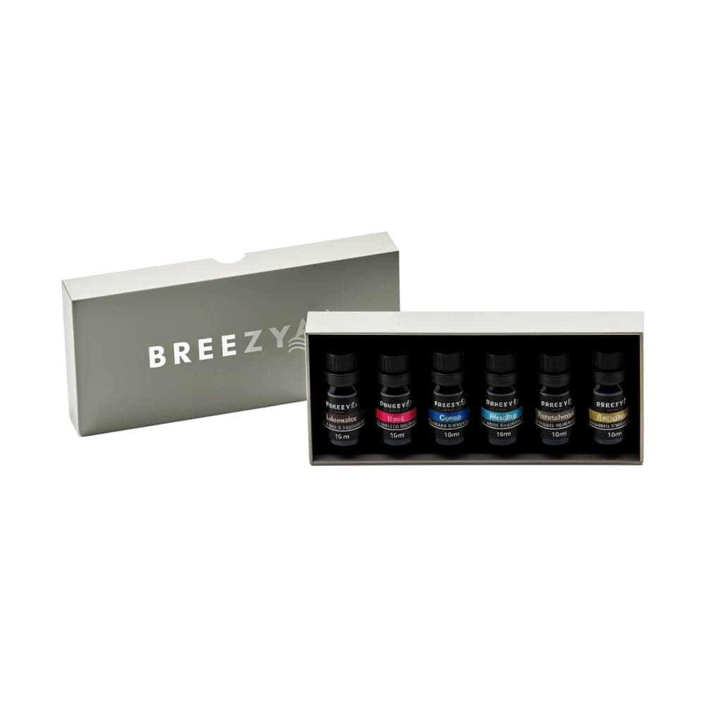Essential Oils Set 6 Natural Scents Home Fragrance Essential Oils with Fresh Scents of Lavender, Rose and Sandalwood for Modern Homes and Daily Hygiene Lovers
