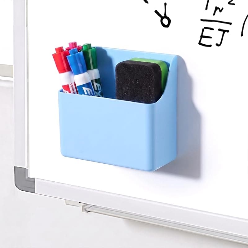 Magnetic Pen Holder, Pencil Storage for Whiteboard Refrigerator Metal