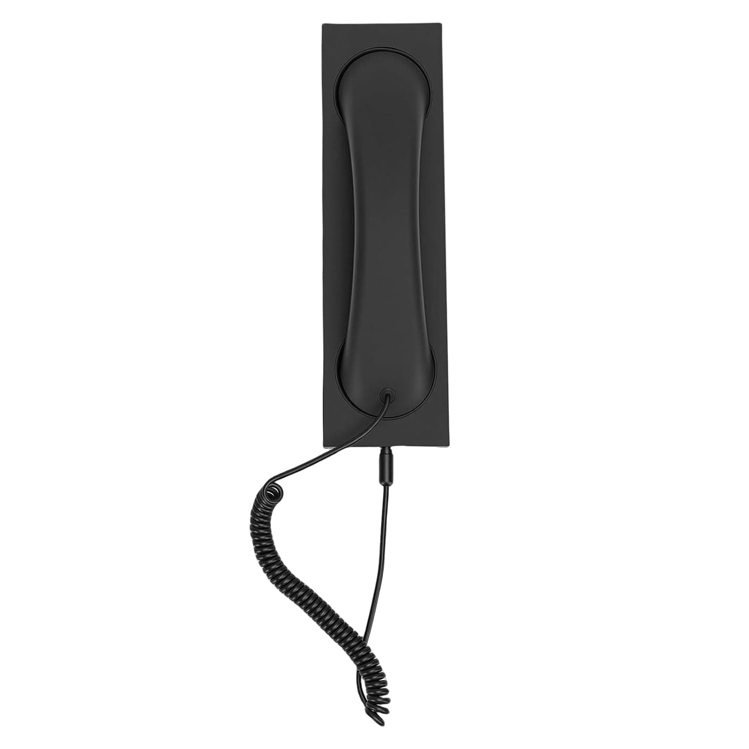 Generic Retro Phone Handset, Type C Wired Plug in Handset, Microphone Compatible with Phones Tablets, Ideal for Clear Calls & Video Conferences Meetings (black)