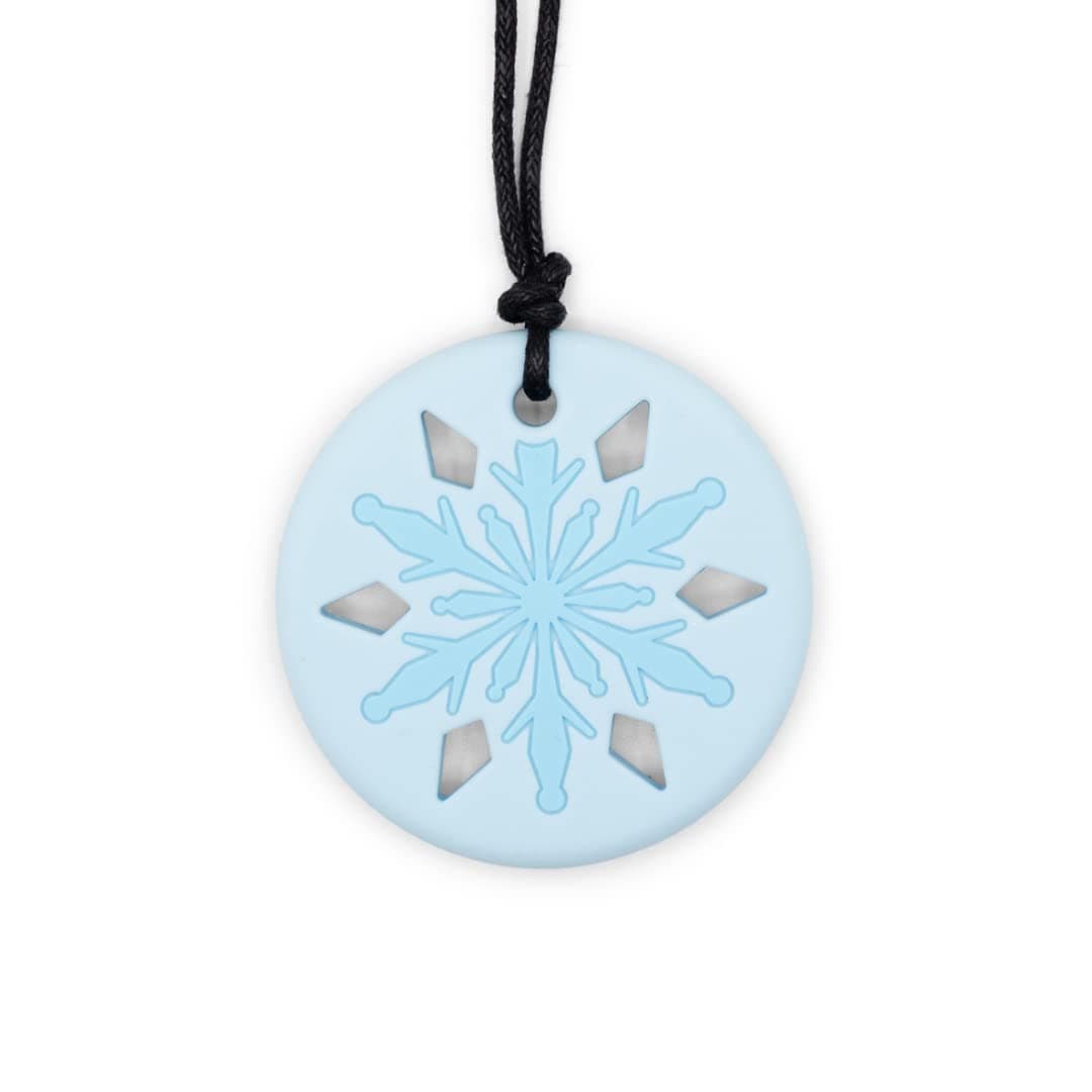 Jellystone Designs Sensory Chew Necklace for Kids – BPA-Free 100% Food-Grade Silicone Chew Pendant with Breakaway Clasp – Wearable Sensory Necklace, Daylight