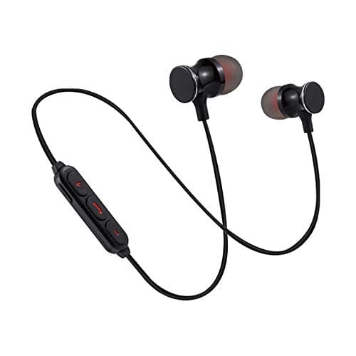 Bluetooth Headphones Metal for Xiaomi Mi Mix 3 Wireless Remote Handsfree Universal Black