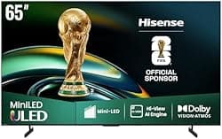Hisense 58 inch 4K UHD Smart TV 58E6Q,Dolby Vision,AI 4K Upscaler,Gaming in Dolby,Smooth Motion with MEMC,AI Sports Mode, Share to TV,Youtube,Netflix,Disney+,Shahid,8 Years VIDAA Updates