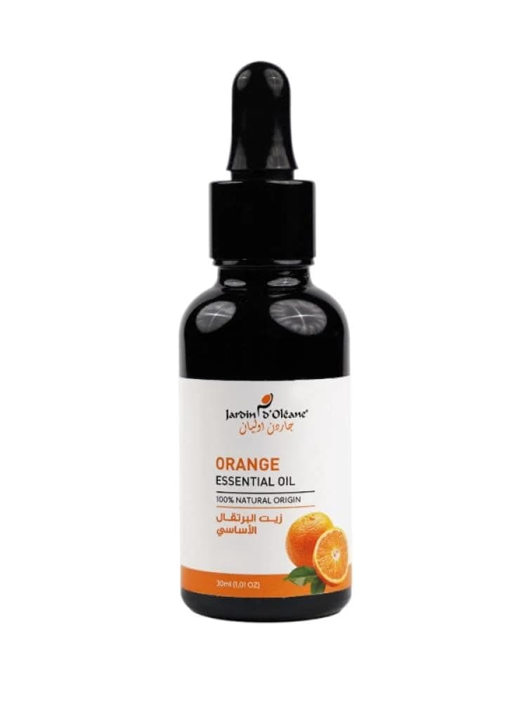Garden Olian Essential Orange Oil, Aromatherapy, Skin Brightening, Anti-Aging, Natural Antioxidant, Hair Care, 30ml