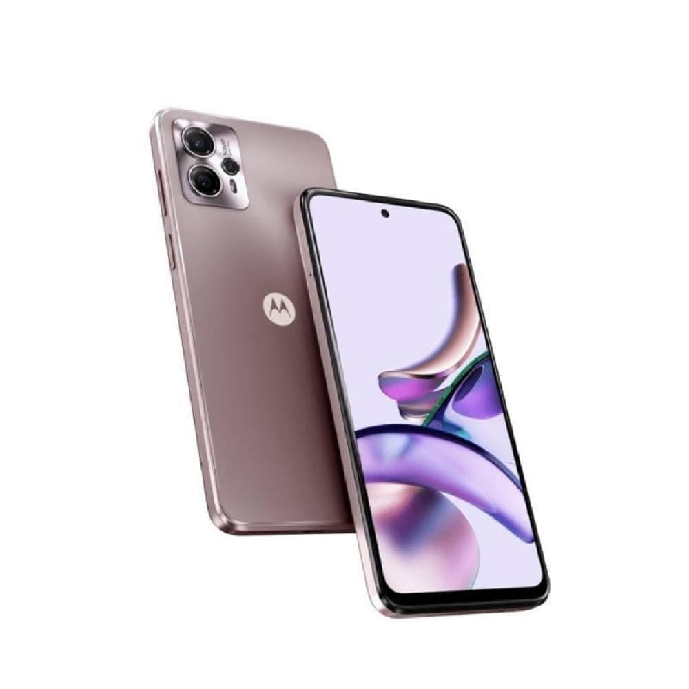 Motorola Moto G13 Dual-SIM 128GB ROM + 4GB RAM (GSM Only | No CDMA) Factory Unlocked 4G/LTE Smartphone (Rose Gold) - International Version