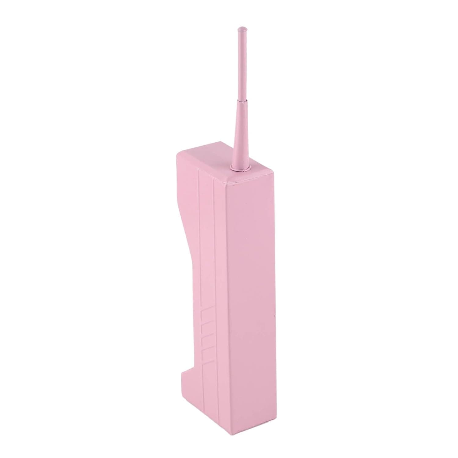 Retro Vintage Cell Phone Ornament Iron Material Lightweight Portable Decorative Vintage Cellular Model for Home and Office Decor (Pink)