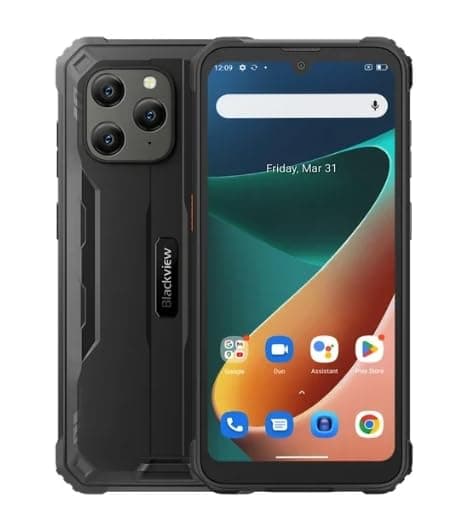 BV5300 Plus Rugged Phone 8GB 128GB Andriod 13 Helio G72 6.1'' HD Display 6580mAh 13MP Camera Waterproof 4G Cellphone