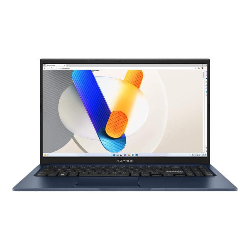 Asus VivoBook Laptop X1504Z-NJ183,Intel Core i7-1255U-10Core, 16GB RAM DDR4, 512GB SSD Storage, 15.6" FHD 60Hz, WIN11,AR-EN KEYBOARD/2Y INT'L WARRANTY -Blue