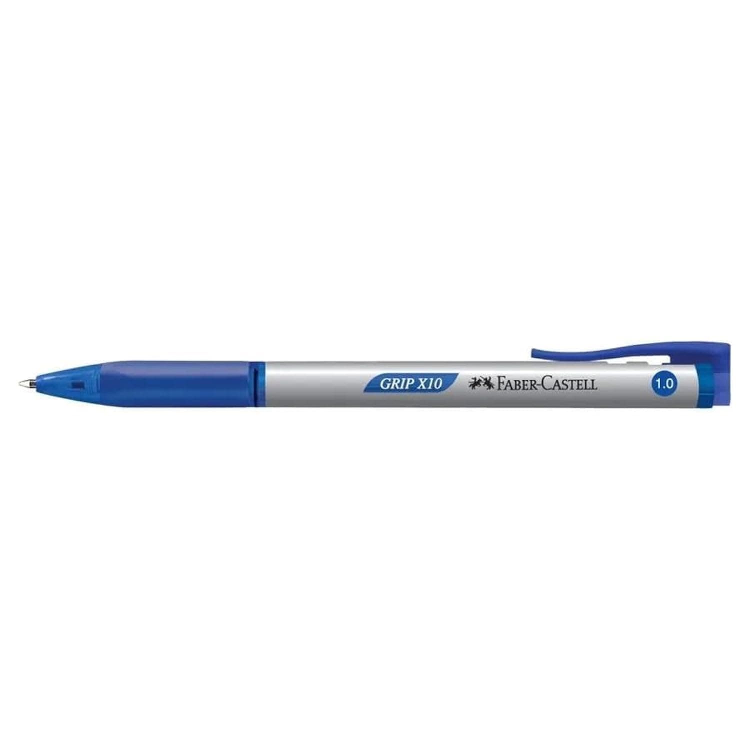 Faber Castell Grip X10 Ballpoint Pen, Blue
