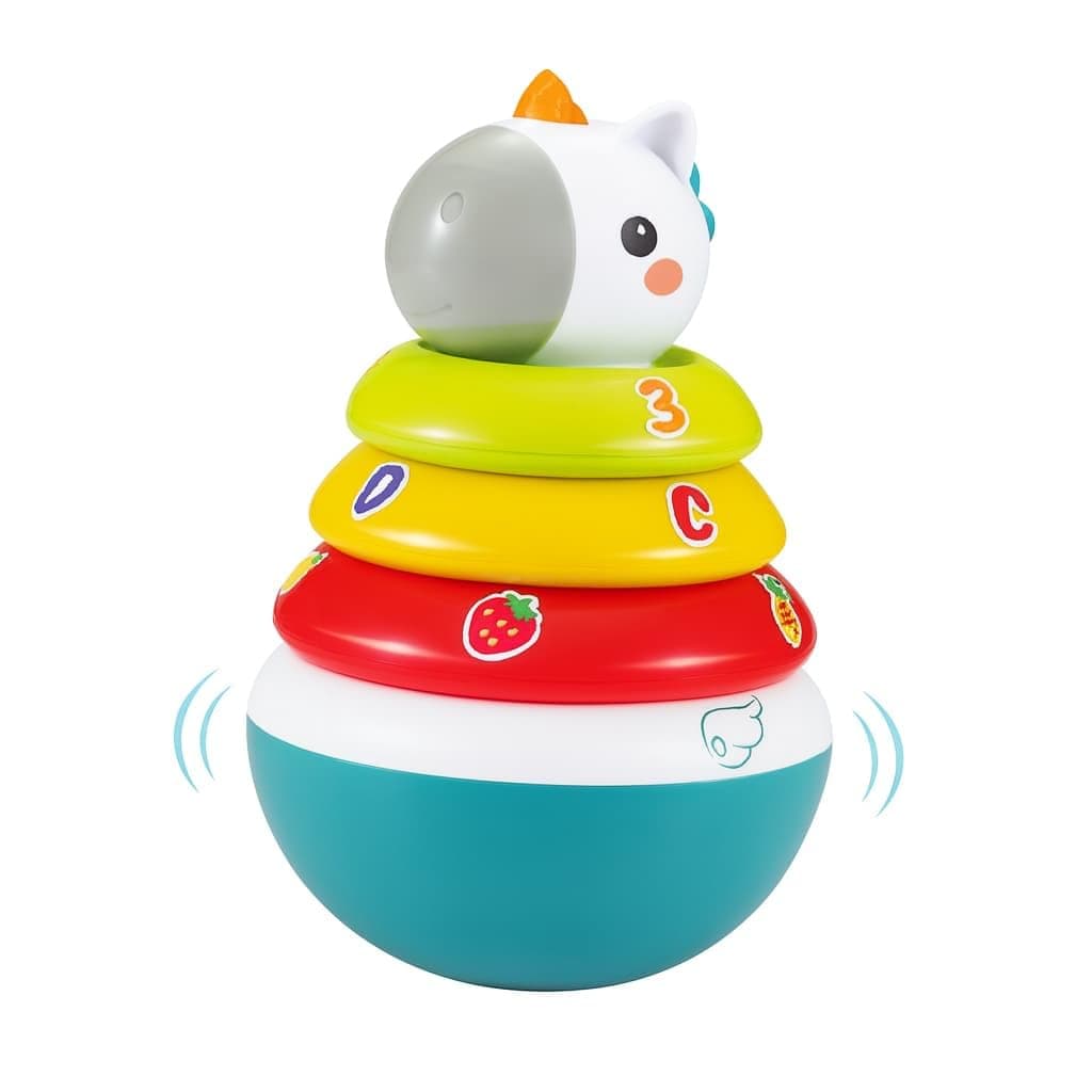 "Roly Poly Unicorn Toy - Interactive Learning with Numbers, Letters, and Fruits | Colorful, Fun Games for Babies and Toddlers, Boys and Girls of All Ages"