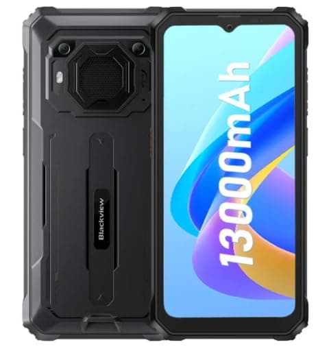 BV6200 Pro Helio P35 Android 13 6.56'' Rugged Celular 6.56'' 6GB 128GB IP69 Waterproof 13000mAh 18W Fast Charger NFC