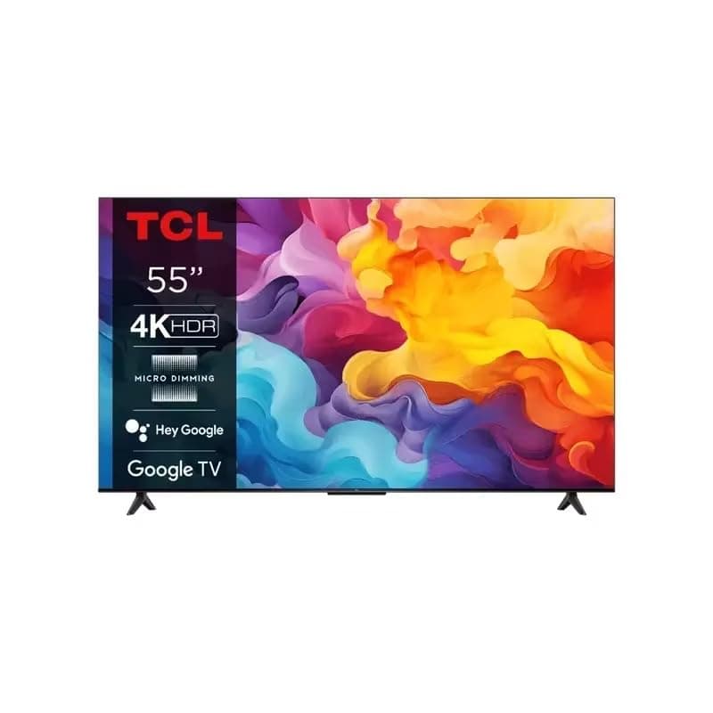55V6B, TCL 55 Inch (4k-UHD), Smart Google TV, 60Hz