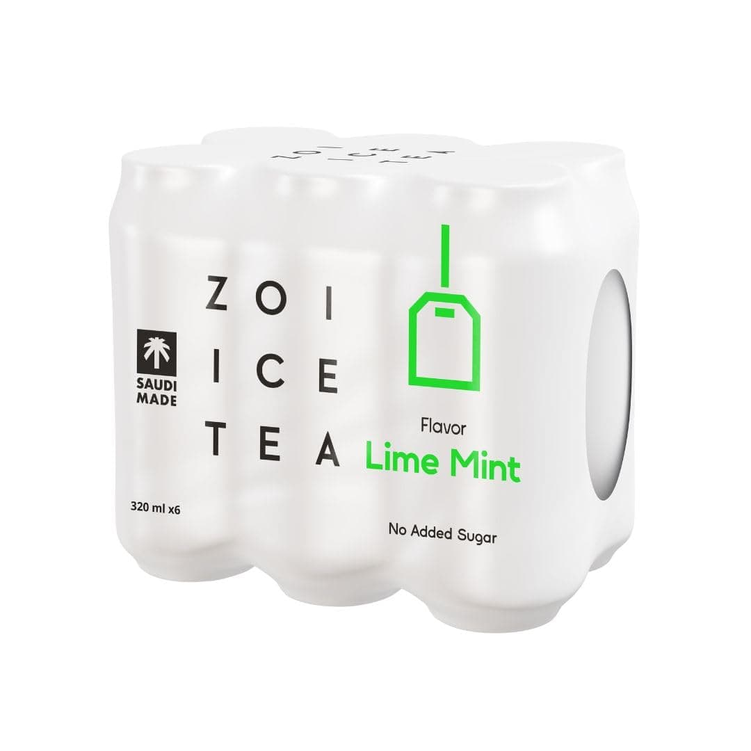 Zoi Lime and Mint Flavour Ice Tea 6 x 320 ml