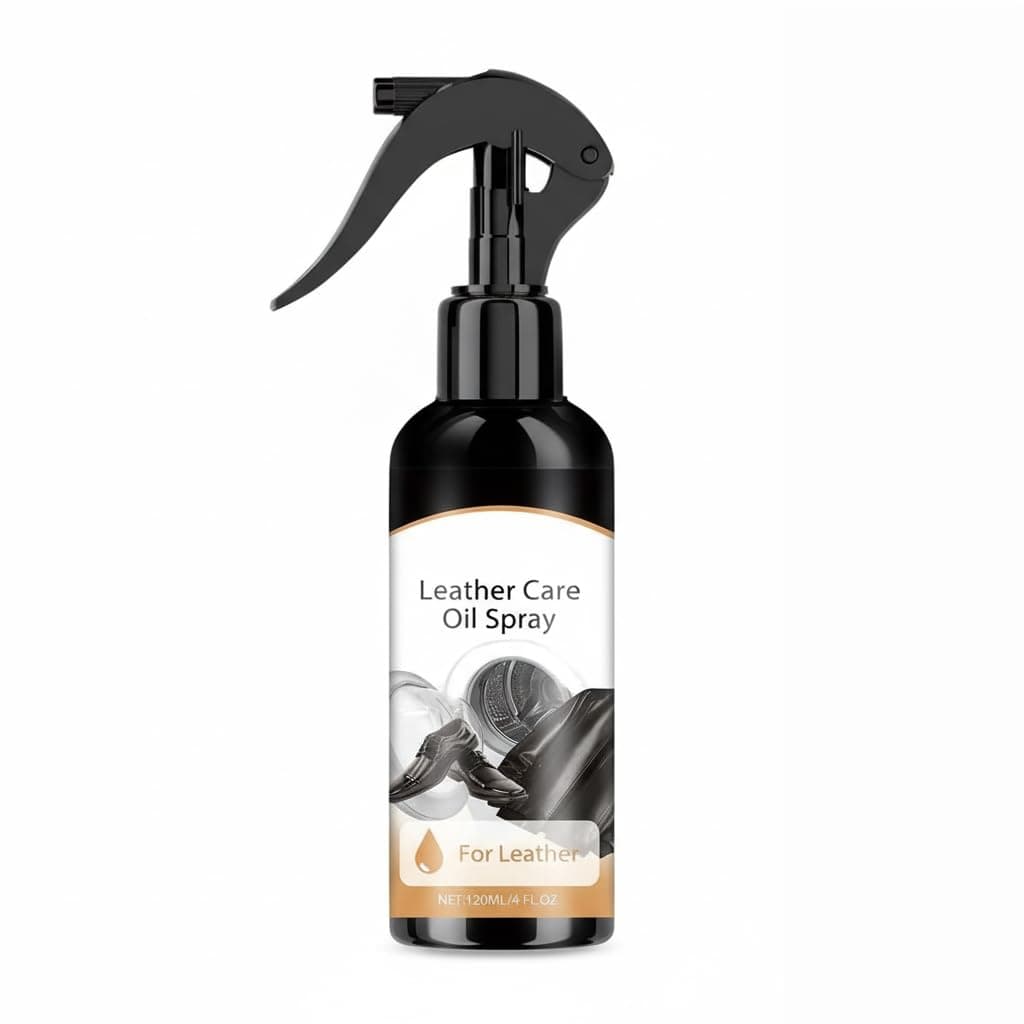 120ml Leather Restoration Spray, Instant Nourishment & Protection for Sofas, Boots, Wallets & Shoes, All-in-One Leather Care Solution with Deep Conditioning & Color Preservation