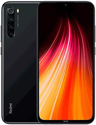 Xiaomi Redmi Note 8 (128GB, 4GB) 6.3",Quad Camera, Dual SIM GSM Factory Unlocked - US & Global 4G LTE International Version (Space Black, 128GB + 64GB SD + Case Bundle)
