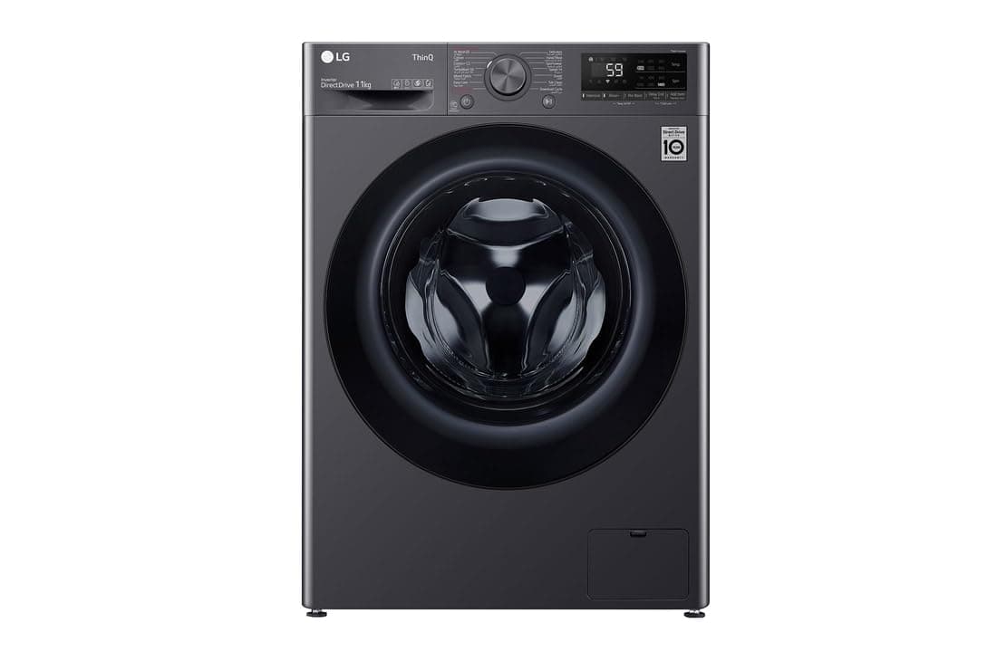 LG WFR1114MB Front Load Washing Machine | 11 Kg Capacity | Middle Black Colour | AI DD Technology | TurboWash | Steam™ | Allergy Care | SmartThinQ™ Wi-Fi | Powerful & Quiet Operation