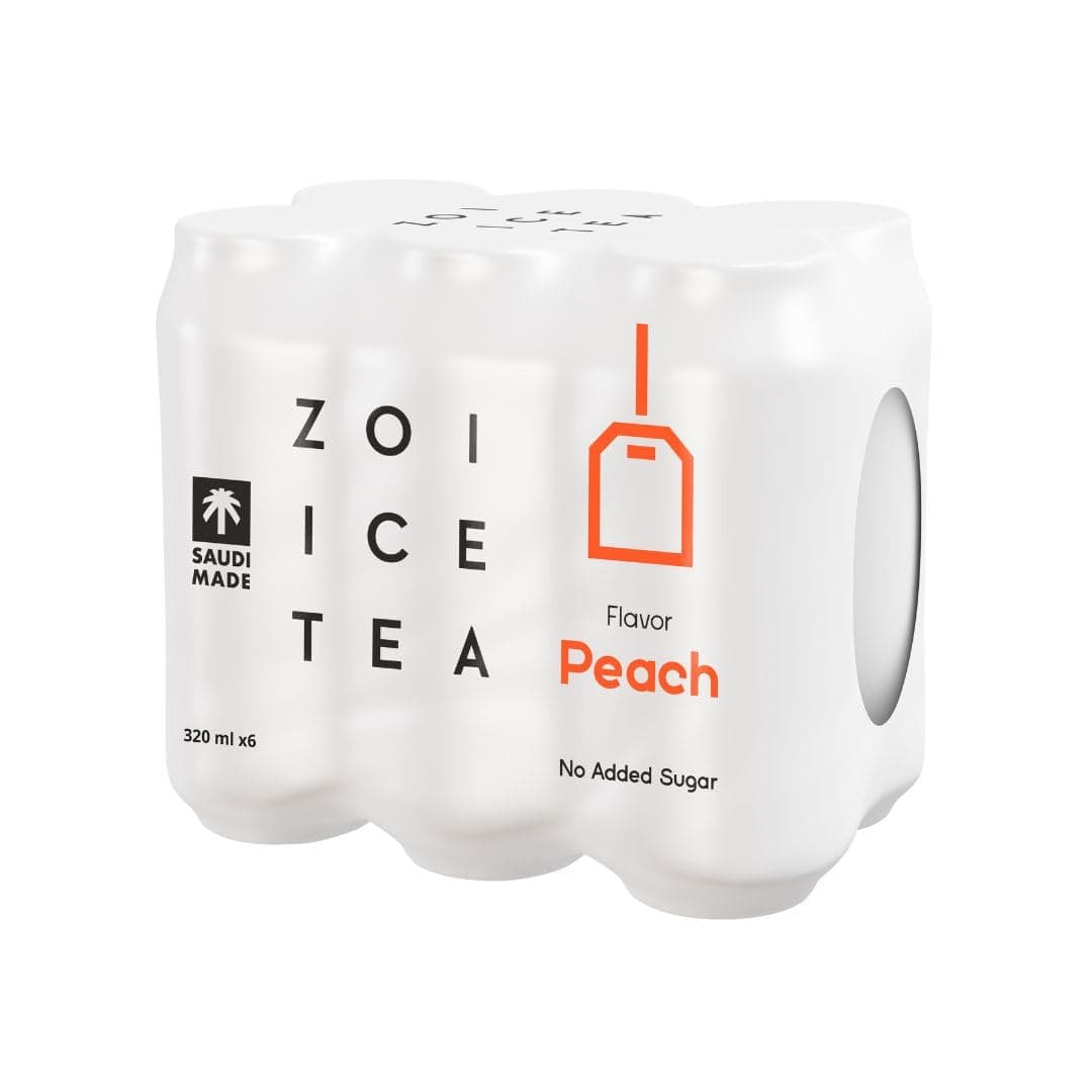 Zoi Peach Flavour Ice Tea 6 x 320 ml