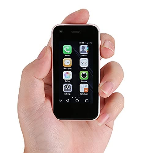 Unlocked Quad Core Mini Smartphone (2.5in,3G, Pink)
