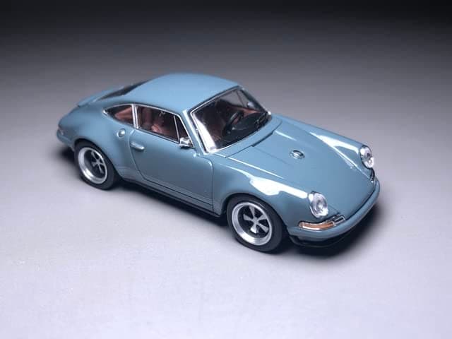 ТоуKSA - Pop race 1/64 Singer 911 964 DieCast Model Car Collection Limited Edition Hobby Тоу (Gray)