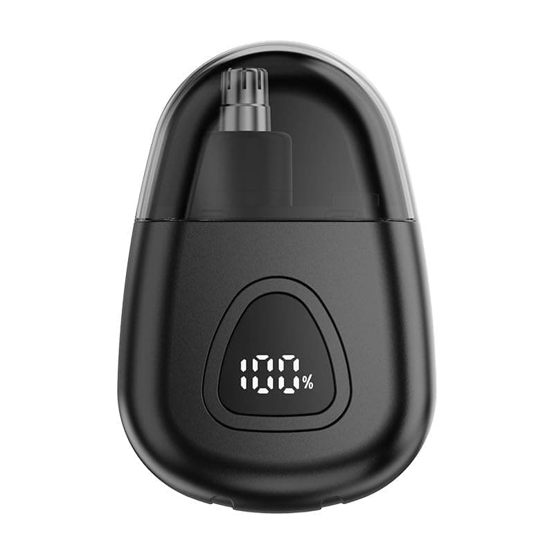 Professional Nose and Ear Hair Trimmer for Men and Women, Painless Eyebrow Groomer, IPX7 Waterproof Design, Battery Operated Dual Edge Rotary Blade